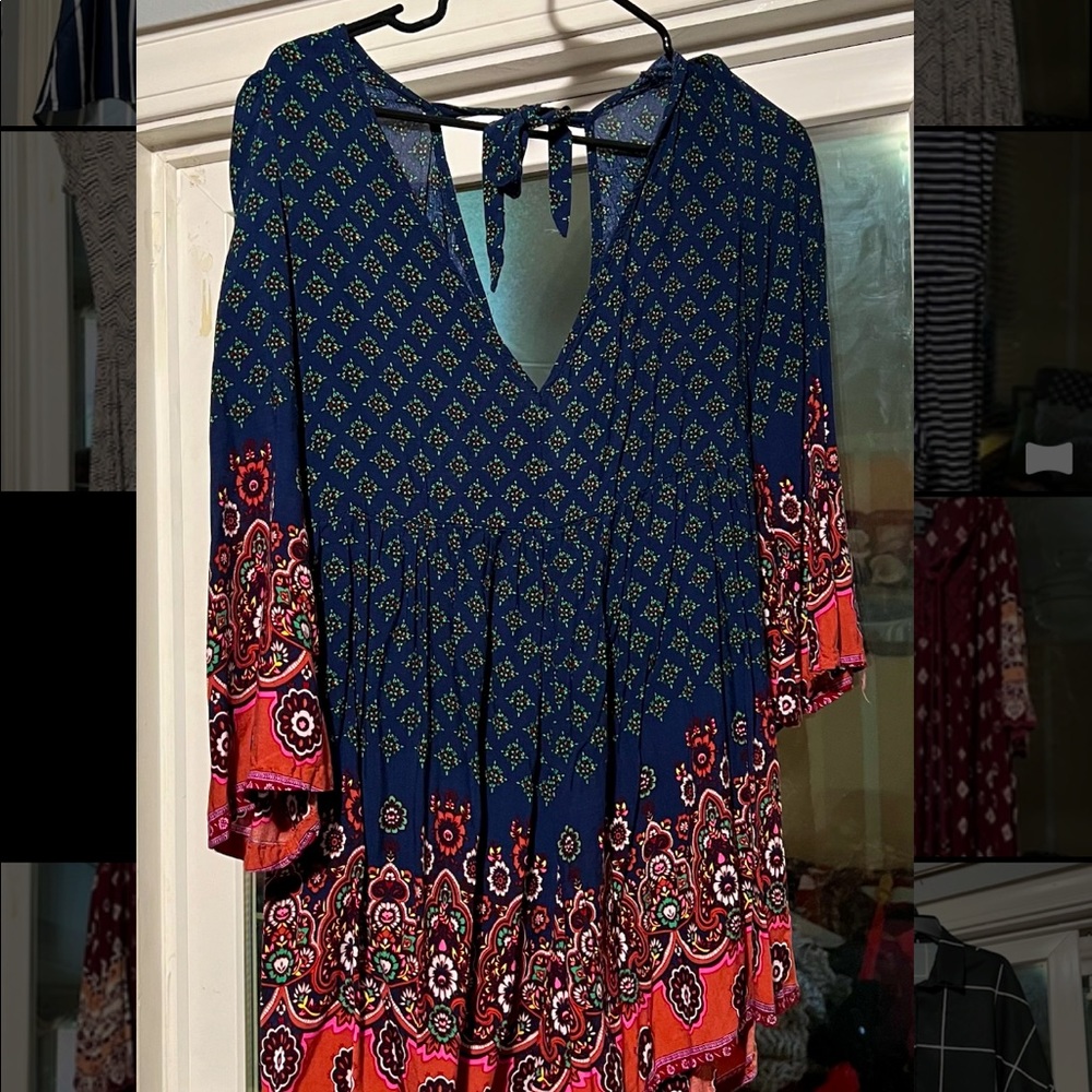 Cute, loose fitting bohemian style romper for women! Used worn less than 5 times
